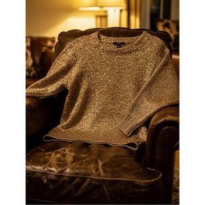 Forever 21 Shimmering Gold Women's Sweater
